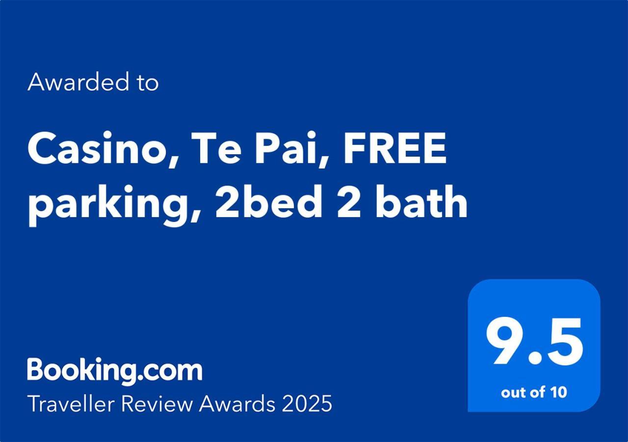 Casino, Te Pai, Free Parking, 2Bed 2 Bath Apartment Christchurch Luaran gambar